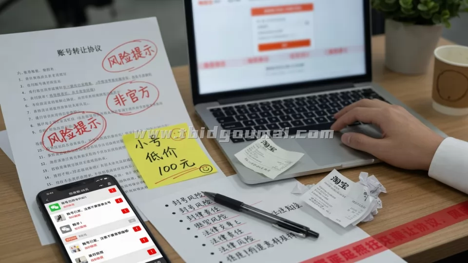 淘宝小号购买的风险警示与注意事项